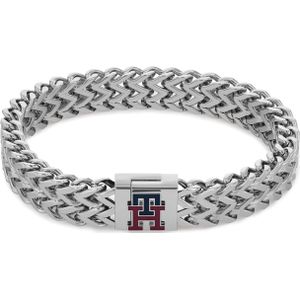 Tommy Hilfiger Jewels Monogram Zilverkleurige Armband TJ2790462