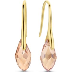 Parte Di Me La Sirena Ombrone 925 Sterling Zilveren Gold Plated Oorhangers PDM36146