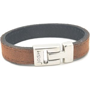 Josh  - heren Armband - Cognac
