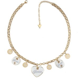 Guess  - Dames Ketting - goudkleurig & Wit