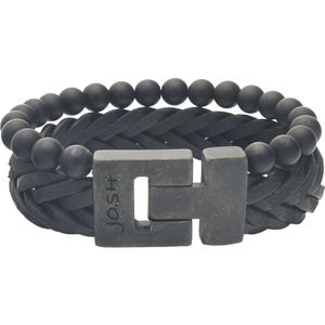 Josh  - heren Armband - Zwart