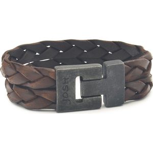 Josh  - heren Armband - Bruin