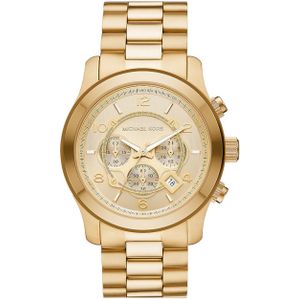 Michael Kors horloge MK9074 Runway goudkleurig