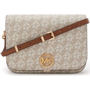 Michael Kors Delancey Witte Crossbody Tas 30S4GD8M2I-099