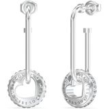 GUESS Rolling Hearts Zilverkleurige Oorhangers JUBE03345JWRHT-U