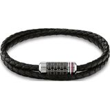 Tommy Hilfiger Zwarte Armband TJ2790327 (Lengte: 21.00 cm)