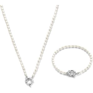 Parte Di Me Sorprendimi 925 Sterling Zilveren Ketting en Armband Giftset PDM90066