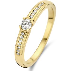 Isabel Bernard De la Paix Madeline 14 karaat gouden ring | diamant 0.20 ct | IBD330016-56
