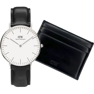 Daniel Wellington  - heren horloge - zilverkleurig met  band