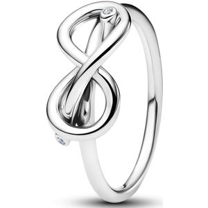 Pandora  - Dames Ring - Zilver & Transparant