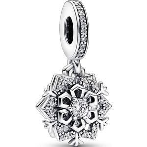 Pandora Moments 925 Sterling Zilveren Sparkling Snowflake Bedel 792355C01