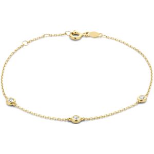 Isabel Bernard De la Paix Alfie 14 karaat gouden armband | diamant 0.12 ct | IBD320001