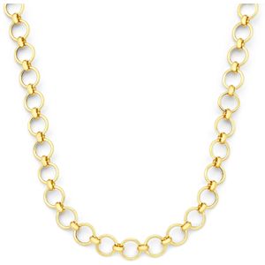 Isabel Bernard Belleville Axelle 14 Karaat Gouden Schakelketting IB340163