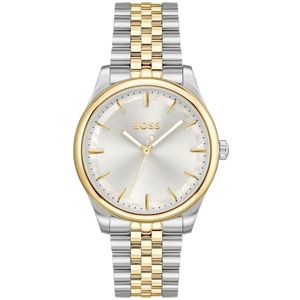 Hugo Boss  - dames horloge - zilverkleurig met  band