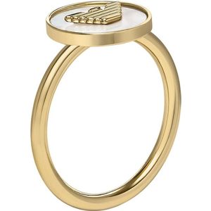 Emporio Armani Eagle Logo - Dames Ring - goudkleurig