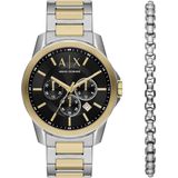 Armani Exchange Chronograaf Heren Horloge En Armband Giftset  AX7148SET