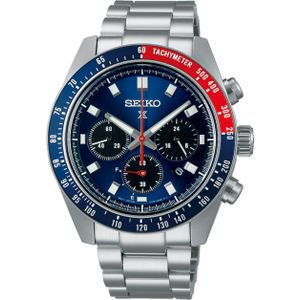 Seiko Prospex - heren horloge - zilverkleurig met  band