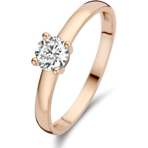 Isabel Bernard La Concorde Soleil 14 Karaat Roségouden Ring IB330074-60 (Maat: 60)