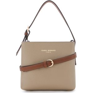 Isabel Bernard | Honoré | Taupe Leren Handtas Dames | 17cm | IB21125-078