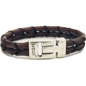 Josh  - heren Armband - Bruin