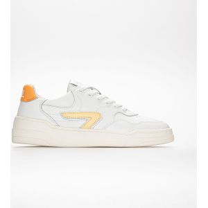 HUB COURT Damesschoen - White/Sun Yellow/Papaya