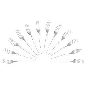 12 solex® Gabeln Skai silber