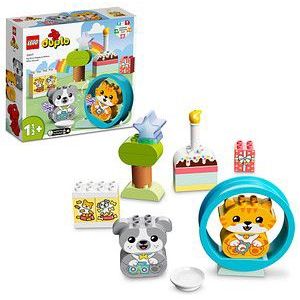 LEGO® Duplo 10977 Mein erstes Hündchen & Kätzchen – mit Ton Bausatz