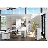 geramöbel Garderobenschrank Flex, S-386128-WW weiß 2 Fachböden 80,0 x 42,0 x 216,0 cm