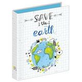 VELOFLEX Save the earth Ringbuch 2-Ringe Motiv 3,0 cm DIN A5 hoch