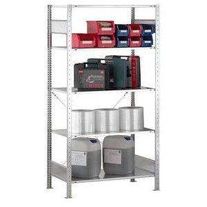 SCHULTE Schwerlastregal 12740-130 silber 130,0 x 40,0 x 200,0 cm