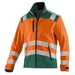 KÜBLER® unisex Warnjacke REFLECTIQ orange, moosgrün Größe S