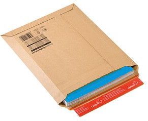 20 ColomPac® Kartonversandtaschen braun für DIN A4+