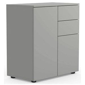 VCM my home Kommode Dalosa, 920389 grau 70,2 x 39,0 x 76,5 cm
