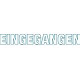 trodat Datumstempel mit Text "Eingegangen" printy-dater 4750/L1 selbstfärbend blau rot