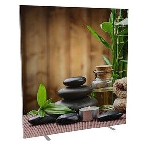 PAPERFLOW Trennwand easyScreen, Zen bunt 160,0 x 173,2 cm