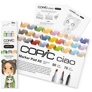 COPIC® Ciao Natural Palette Starter Layoutmarker-Set farbsortiert 1,0 + 6,0 mm, 1 Set