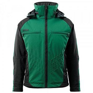 MASCOT® Herren Softshelljacke "DARMSTADT" Unique grün, schwarz Größe L