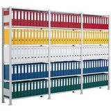 SCHULTE Schwerlastregal MULTIplus 150 17719 silber 100,0 x 30,0 x 180,0 cm