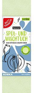 GUT&GÜNSTIG Spültücher Mikrofaser 60 °C waschbar, 5 St.