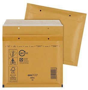 100 aroFOL® CLASSIC Luftpolstertaschen CD braun