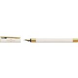 FABER-CASTELL Patronenfüller marshmallow/gold M (mittel)