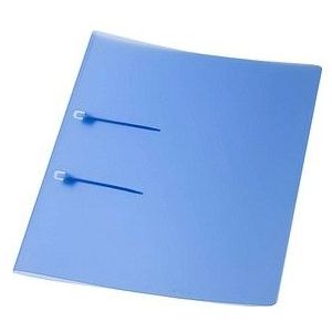 10 EICHNER Schlaufenhefter Kunststoff blau DIN A4