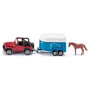 siku Jeep Wrangler mit Pferdeanhänger Böckmann 1651 Spielzeugauto