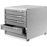 HAN Schubladenbox Contur  dunkelgrau 1505-19, DIN B4 mit 5 Schubladen