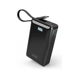 sbs LCD Powerbank 20.000 mAh schwarz