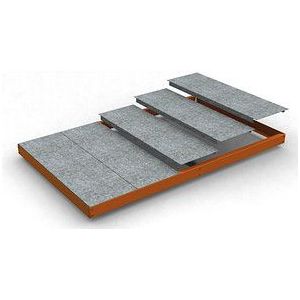 Simonrack Stahlfachboden ECOFORTE EA 1204 orange 120,0 x 45,0 cm