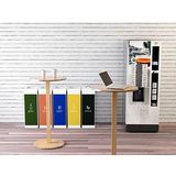 PAPERFLOW Mülltrenner 60,0 l schwarz, grün