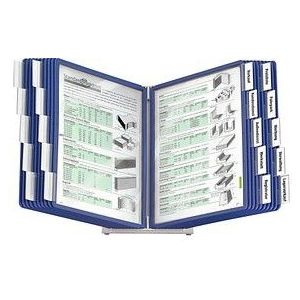 DURABLE Sichttafelsystem VARIO 900587107 DIN A4 blau mit 20 St. Sichttafeln