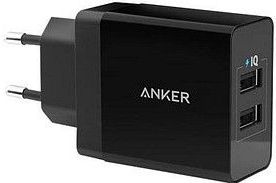 ANKER PowerPort2 Ladeadapter schwarz, 24 Watt
