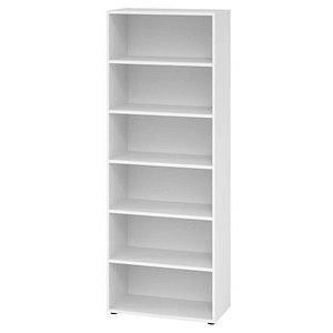 HAMMERBACHER Aktenregal Popular weiß 80,0 x 40,0 x 215,6 cm